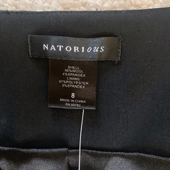 NATORIOUS Designer- Black Dress👗🖤 - Size 8 - (RN 89782) **NEW WITH TAGS🏷️🔖** - Picture 3 of 10